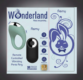 Wonderland Remy Remote Controlled Vibrating Penis Ring