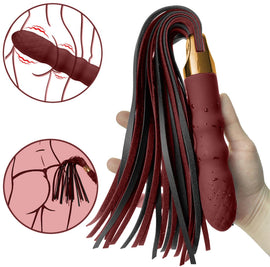 Tickling Teaser Vibe – Vibrating Leather Whip